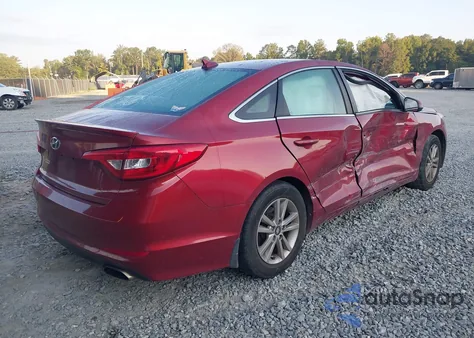 2015 Hyundai Sonata Se from USA, damaged, VIN 5NPE24AF9FH240735